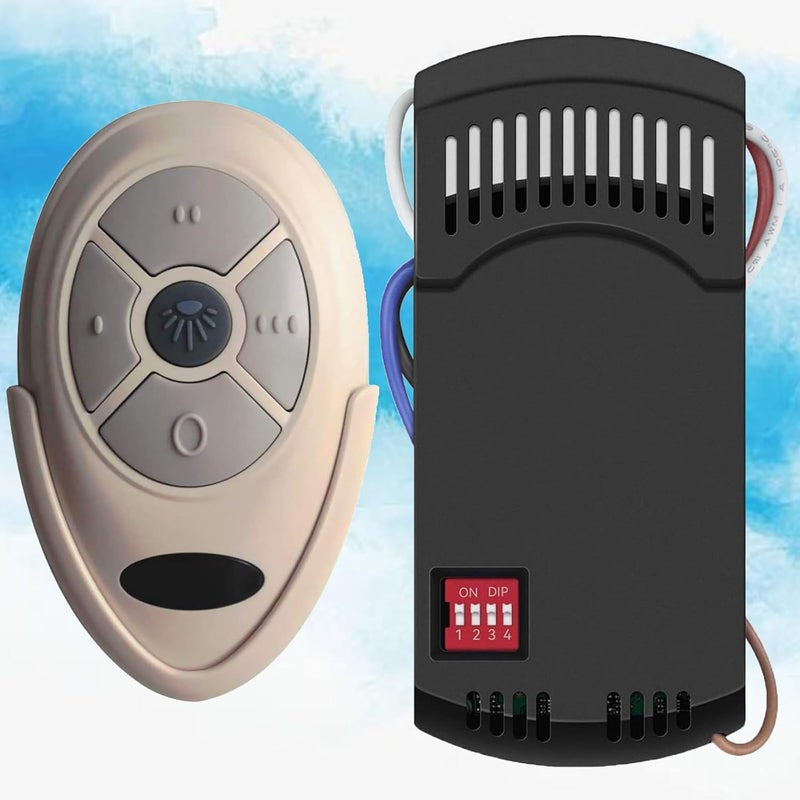 CeilingBreeze Universal Ceiling Fan Remote Control Kit Replacement for Harbor Breeze Hampton Bay Litex Hunter, 3-Speed Light Dimmer with FAN28R Receiver, Replace FAN-35T KUJCE9603 L3HFAN35T1 - Image 1